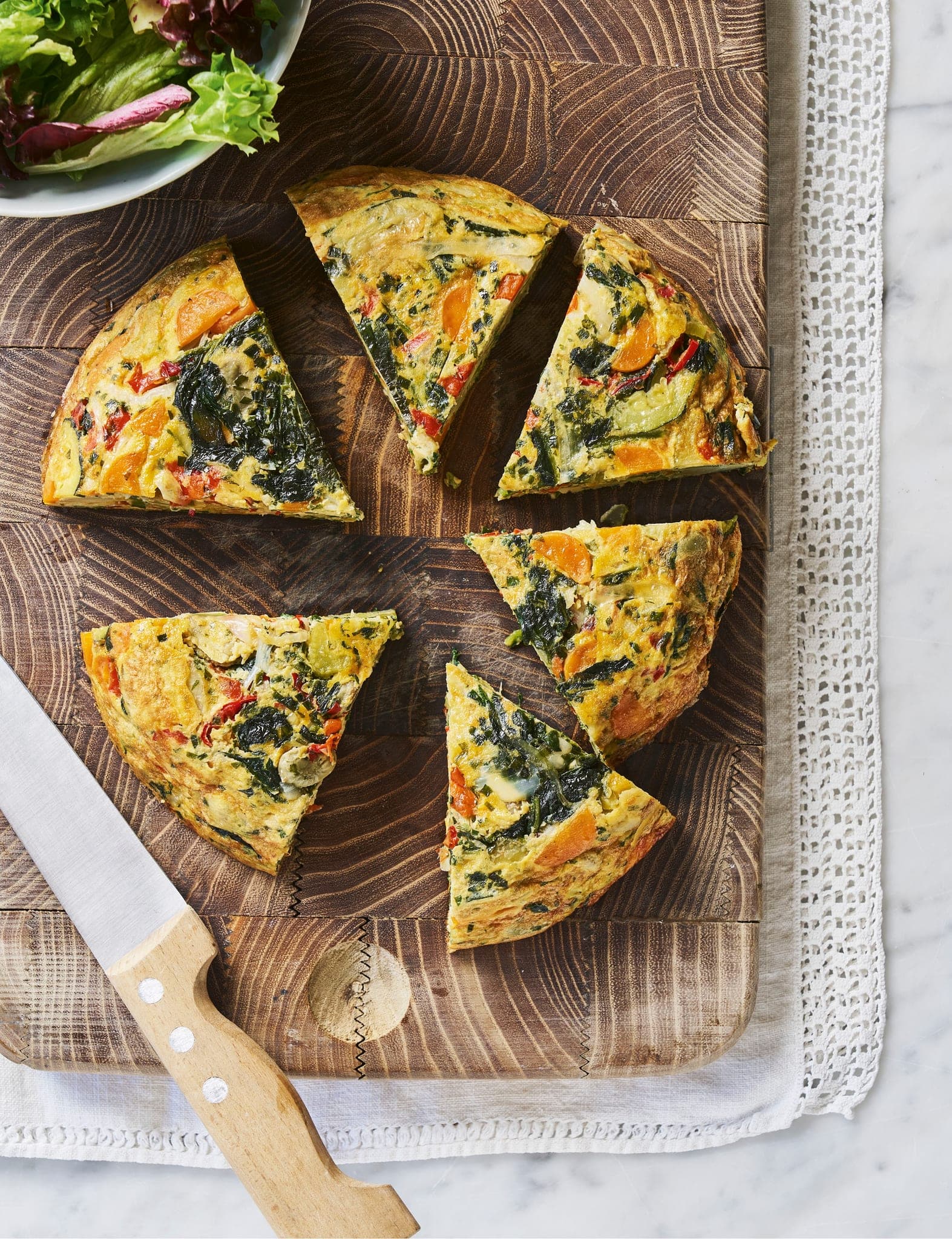 Garden Vegetable Omelette - Step 1
